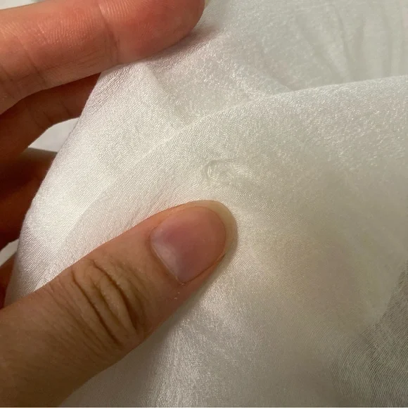 2 sunflower embroidery crepe pleated train mermaid trumpet wedding dress Galina - Picture 9 of 9